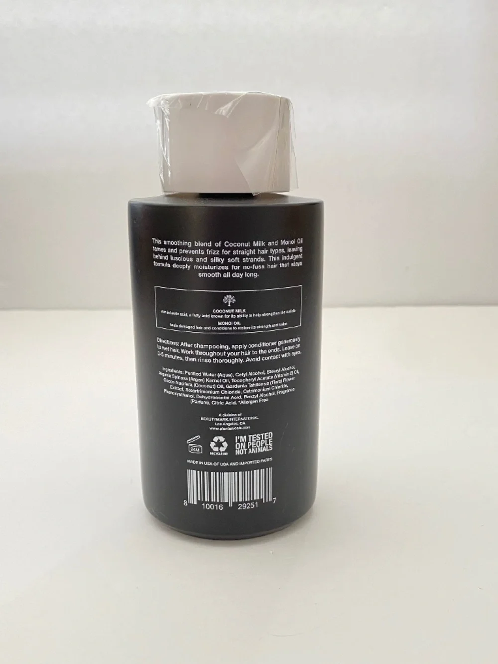 NEW Plantanicals Smoothing Conditioner For Straight Hair Coconut Milk Monoi Oil